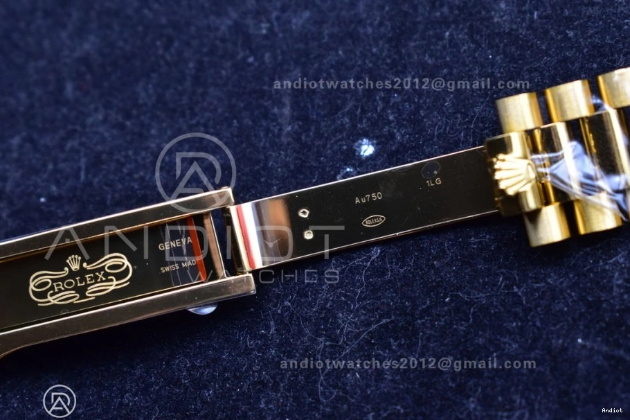 on (Gain THBF Date 1:1 Day Crystal Best 40 Dial Edition Weight) Black VR3255 Bracelet 228238 YG President 1120